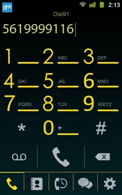 CALL-SMS android App screenshot 2